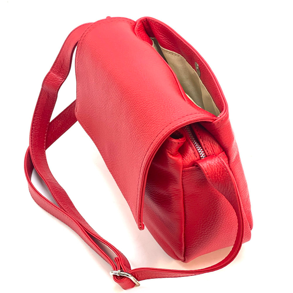 Felicità leather crossbody bag - Made In Italy