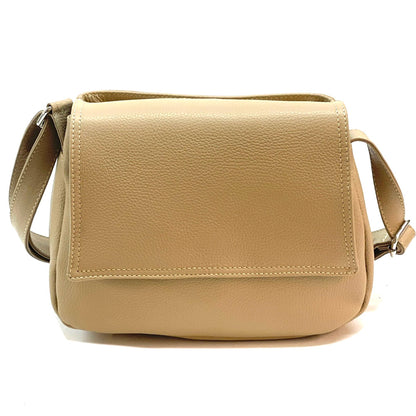 Felicità leather crossbody bag - Made In Italy