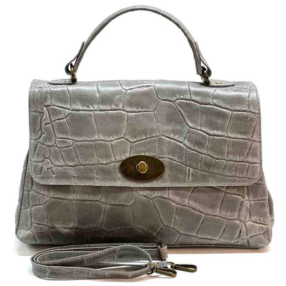 Natalina Cow Leather Messenger Bag - Made In Italy