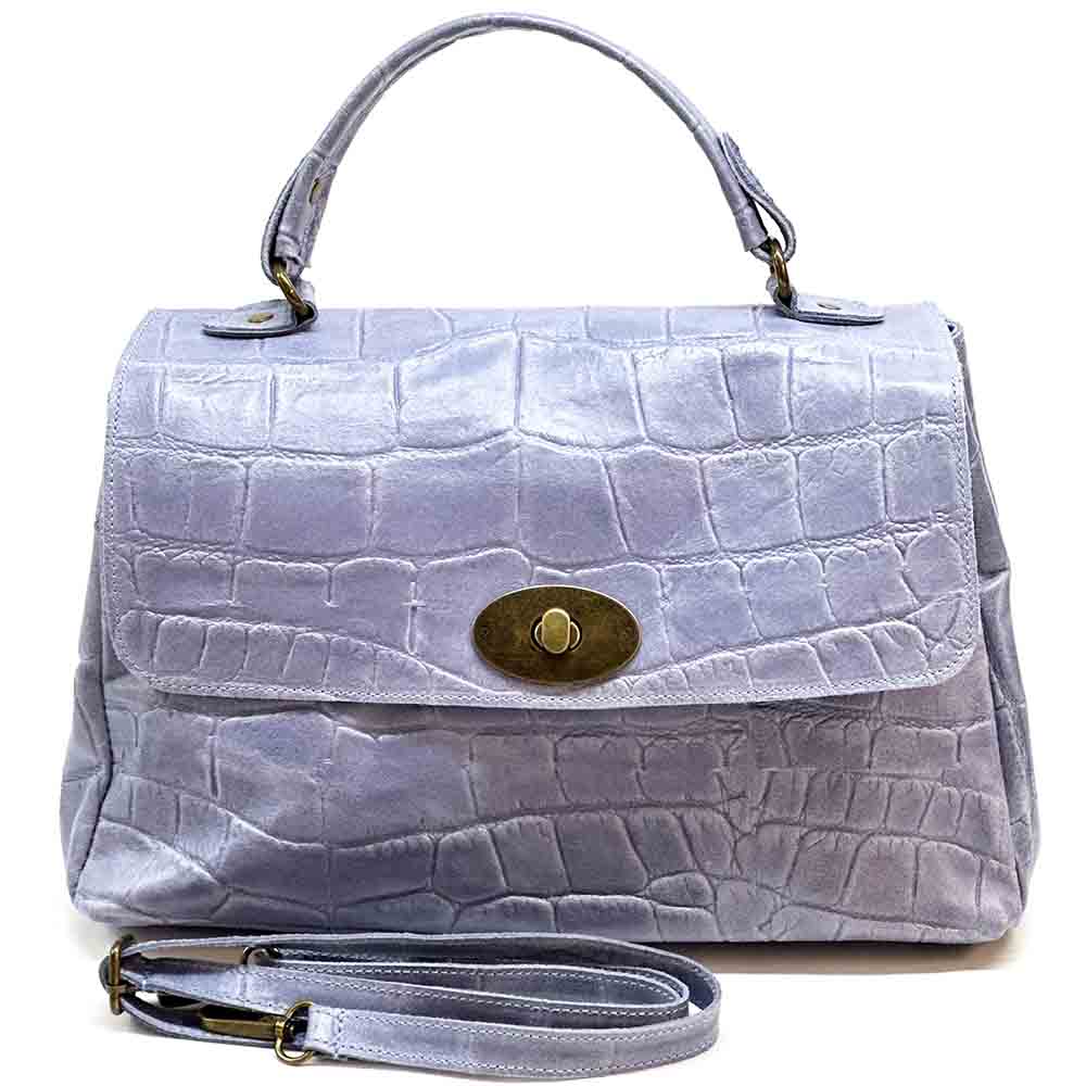 Natalina Cow Leather Messenger Bag - Made In Italy