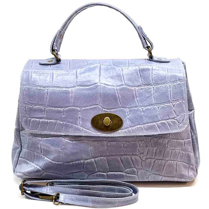 Natalina Cow Leather Messenger Bag - Made In Italy