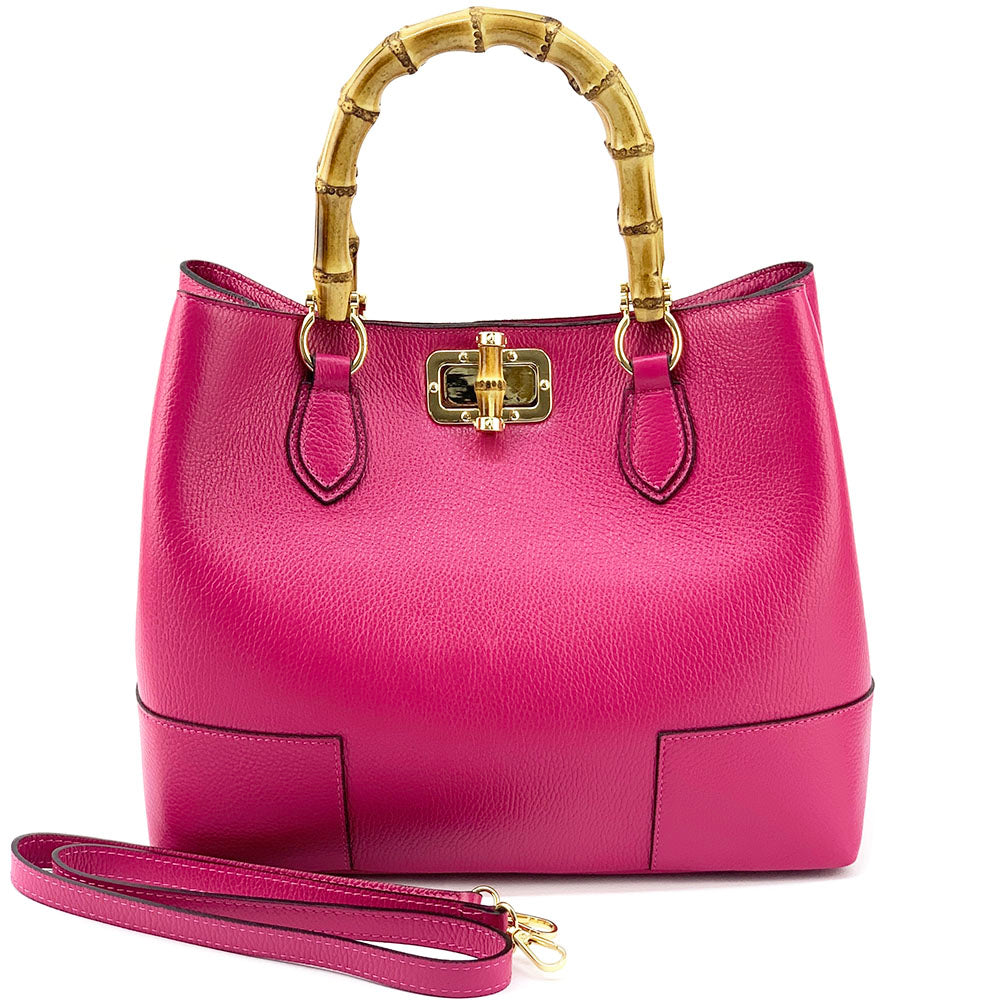 Fabrizia Leather Handbag - made in Italy