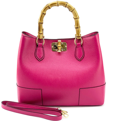 Fabrizia Leather Handbag - made in Italy