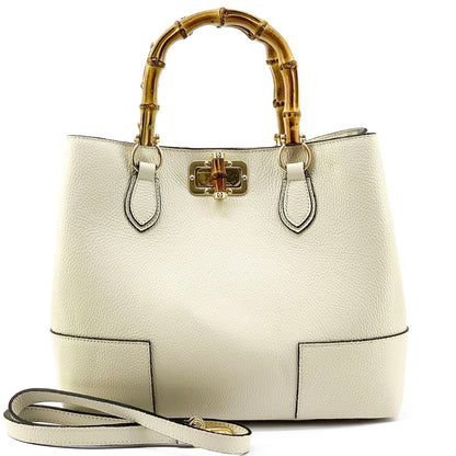 Fabrizia Leather Handbag - made in Italy