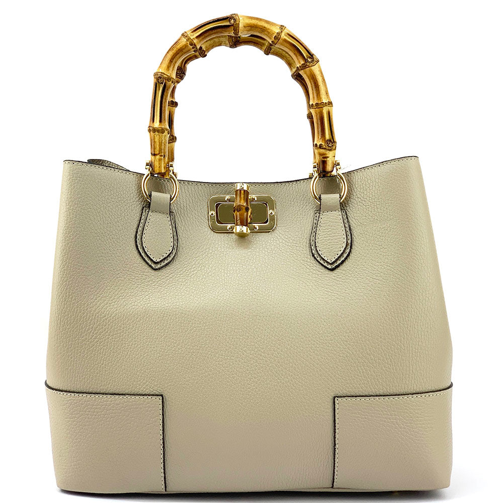 Fabrizia Leather Handbag - made in Italy