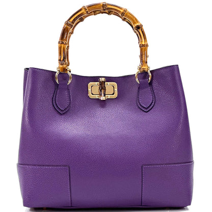Fabrizia Leather Handbag - made in Italy