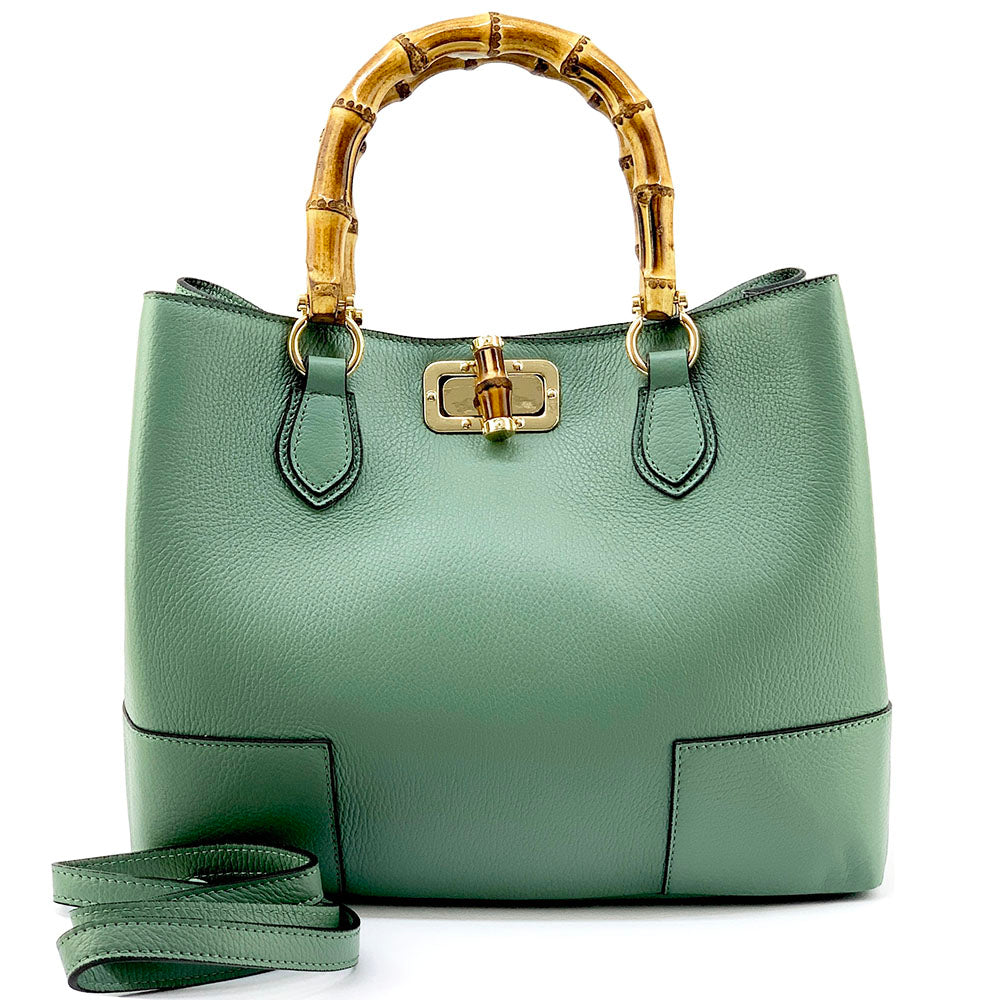 Fabrizia Leather Handbag - made in Italy