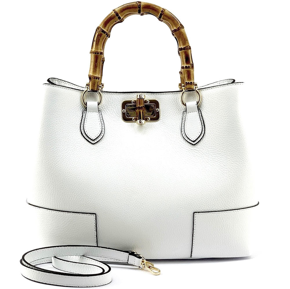 Fabrizia Leather Handbag - made in Italy