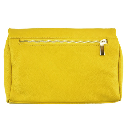 Pebbled Leather 2-in-1 Crossbody Bag and Clutch Final Stock - Made In Italy