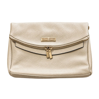 Pebbled Leather 2-in-1 Crossbody Bag and Clutch Final Stock - Made In Italy