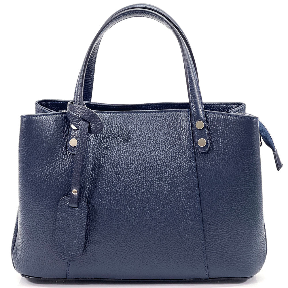 Donatella leather Handbag - Made In Italy