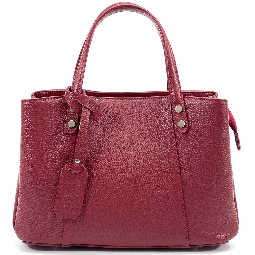 Donatella leather Handbag - Made In Italy