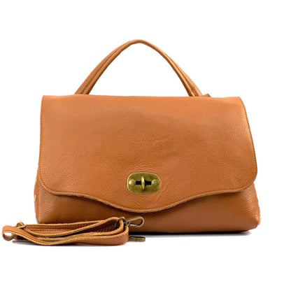 Rossella Leather Handbag - Made In Italy