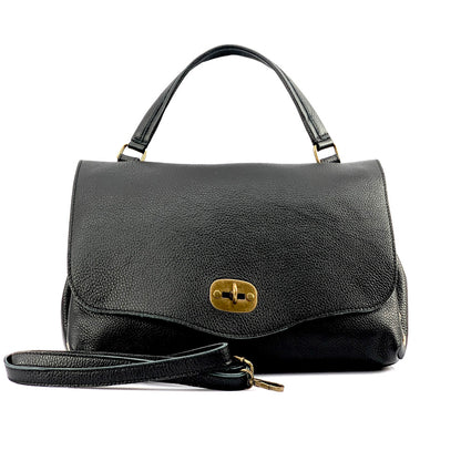 Rossella Leather Handbag - Made In Italy