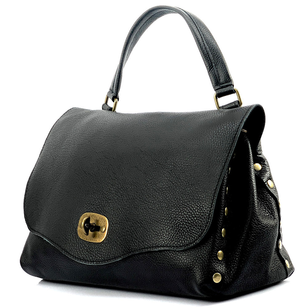Rossella Leather Handbag - Made In Italy
