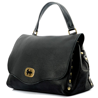 Rossella Leather Handbag - Made In Italy