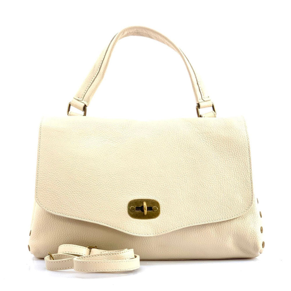 Rossella Leather Handbag - Made In Italy