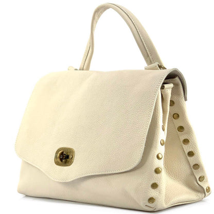 Rossella Leather Handbag - Made In Italy
