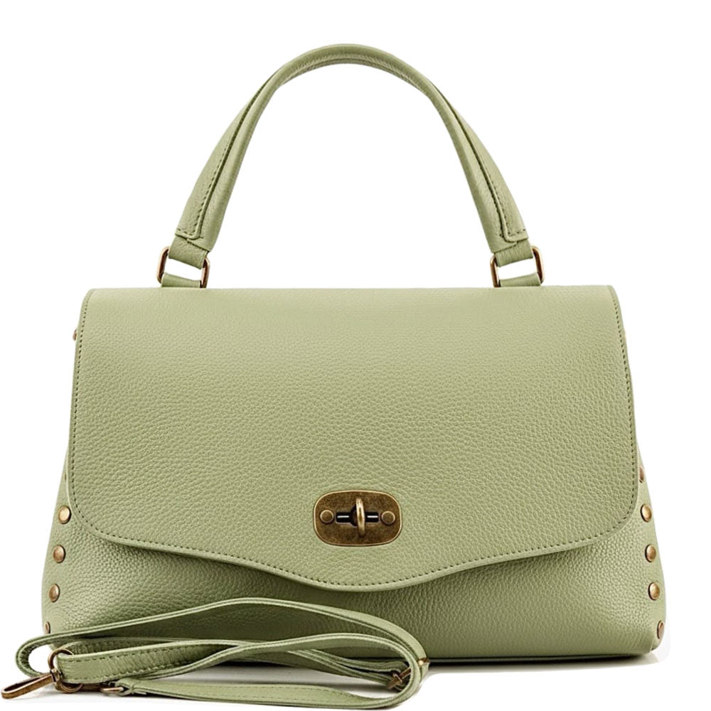 Rossella Leather Handbag - Made In Italy