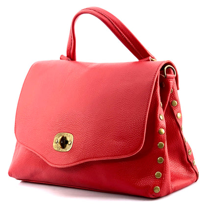 Rossella Leather Handbag - Made In Italy