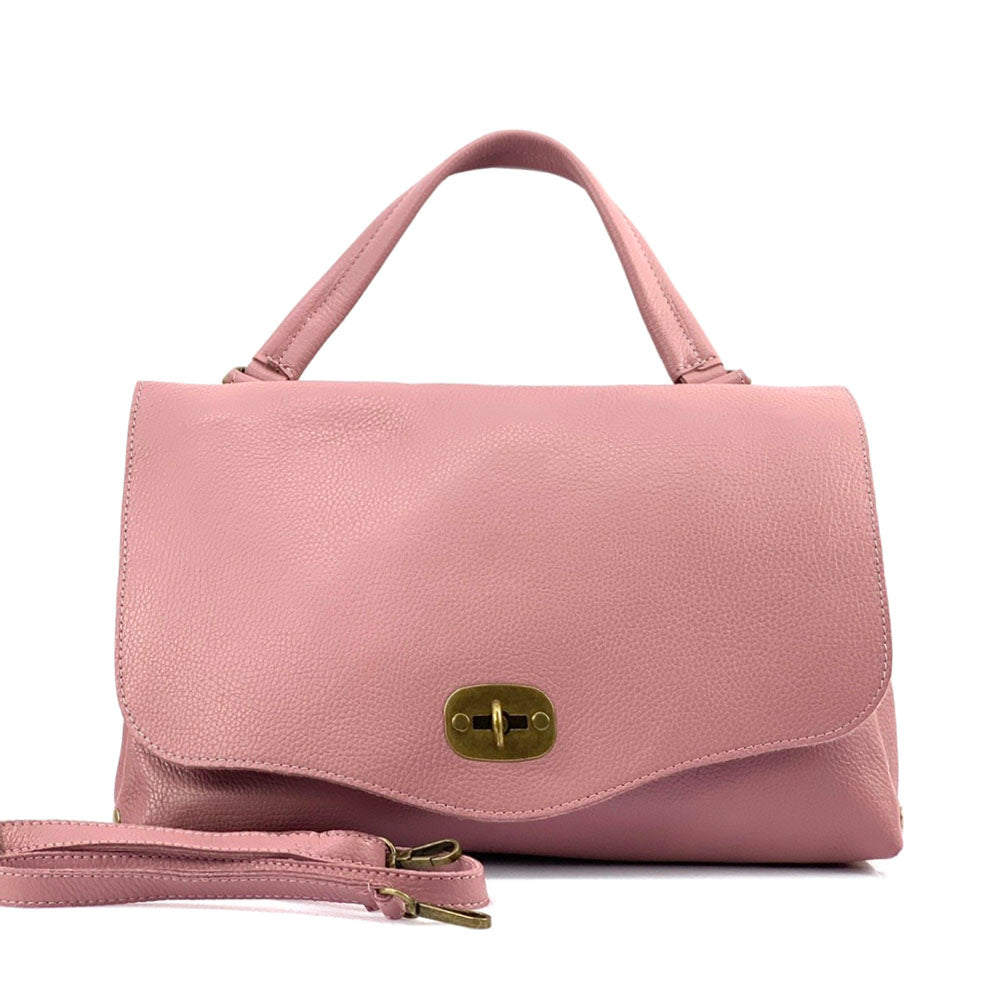 Rossella Leather Handbag - Made In Italy