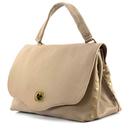 Rossella Leather Handbag - Made In Italy