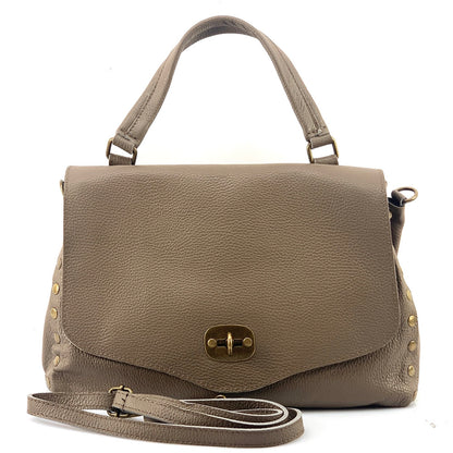 Rossella Leather Handbag - Made In Italy