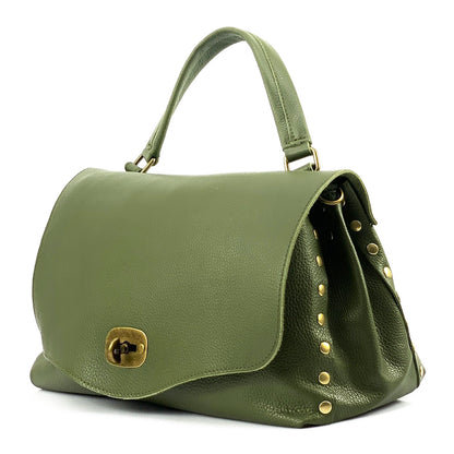 Rossella Leather Handbag - Made In Italy