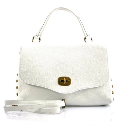 Rossella Leather Handbag - Made In Italy