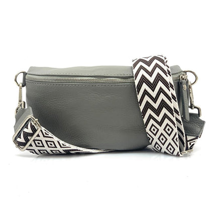 Outdoor cow leather Bumbag - Made In Italy