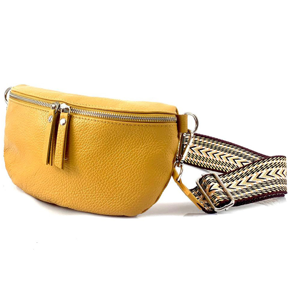 Outdoor cow leather Bumbag - Made In Italy