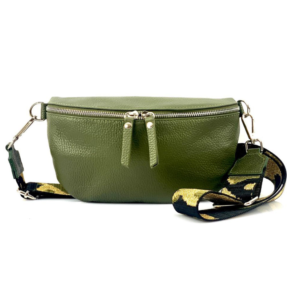 Outdoor cow leather Bumbag - Made In Italy