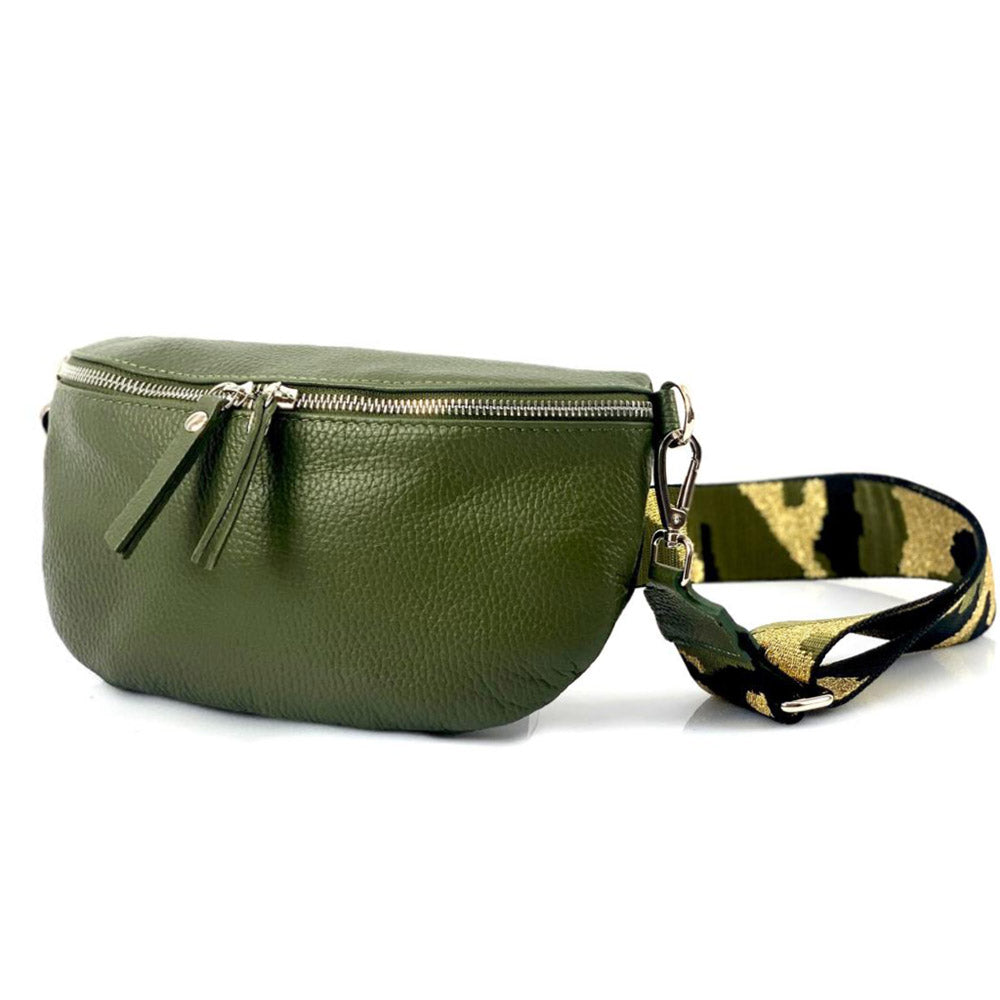 Outdoor cow leather Bumbag - Made In Italy