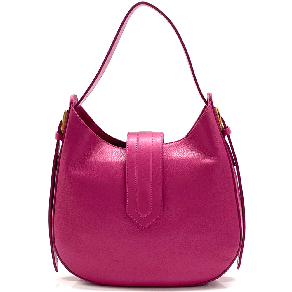 Piper Cow Leather Shoulder and Hobo Bag - Made In Italy