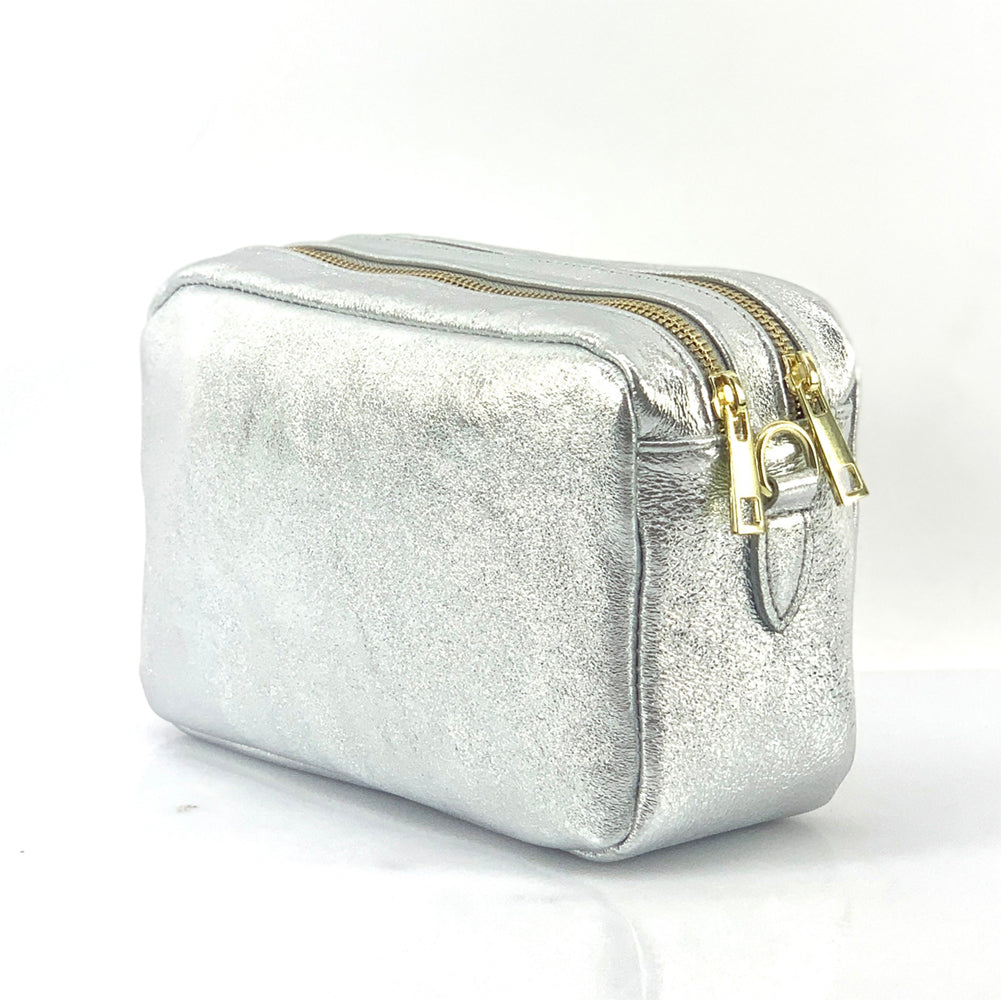Amara GM Leather Shoulder Bag - Made In Italy