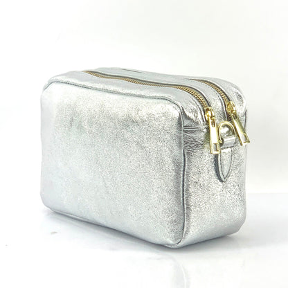 Amara GM Leather Shoulder Bag - Made In Italy