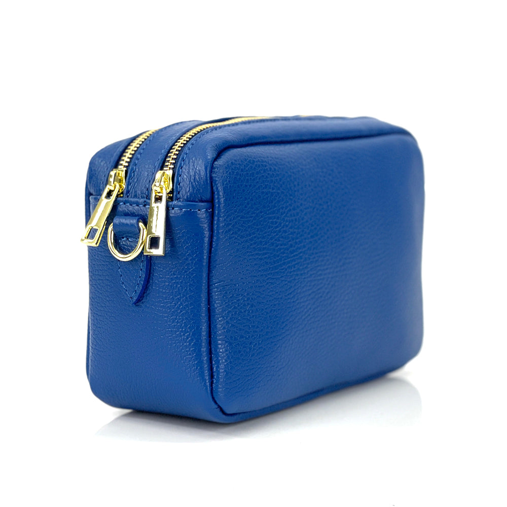 Amara GM Leather Shoulder Bag - Made In Italy