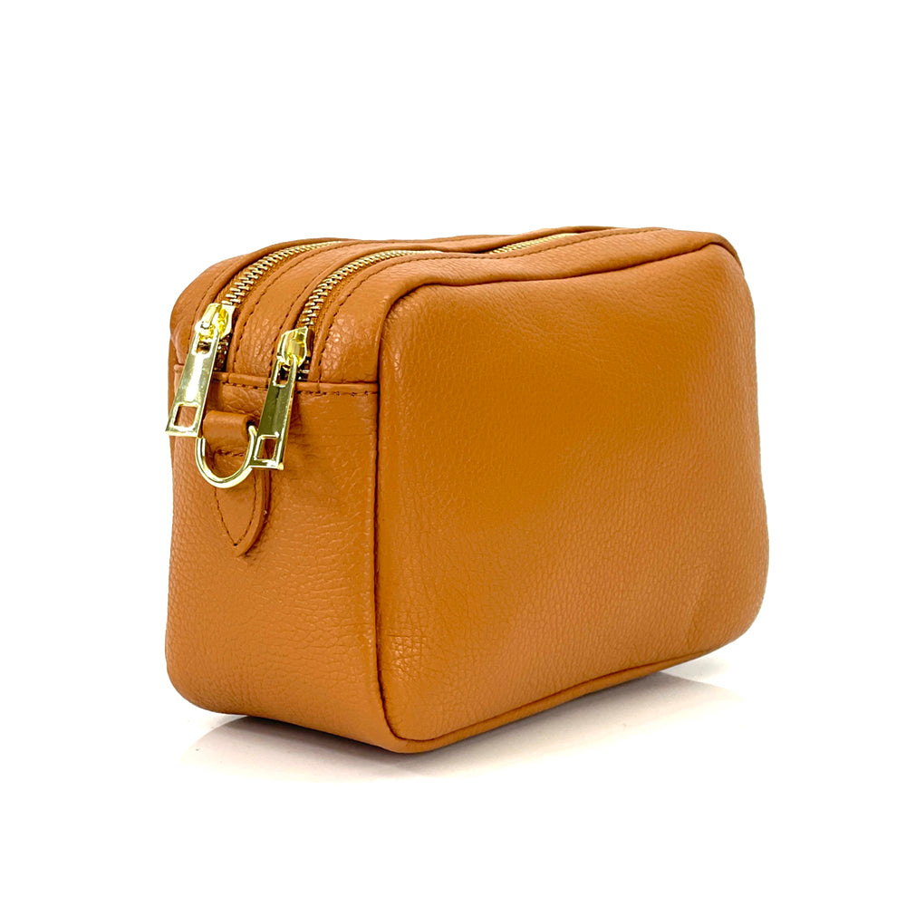 Amara GM Leather Shoulder Bag - Made In Italy