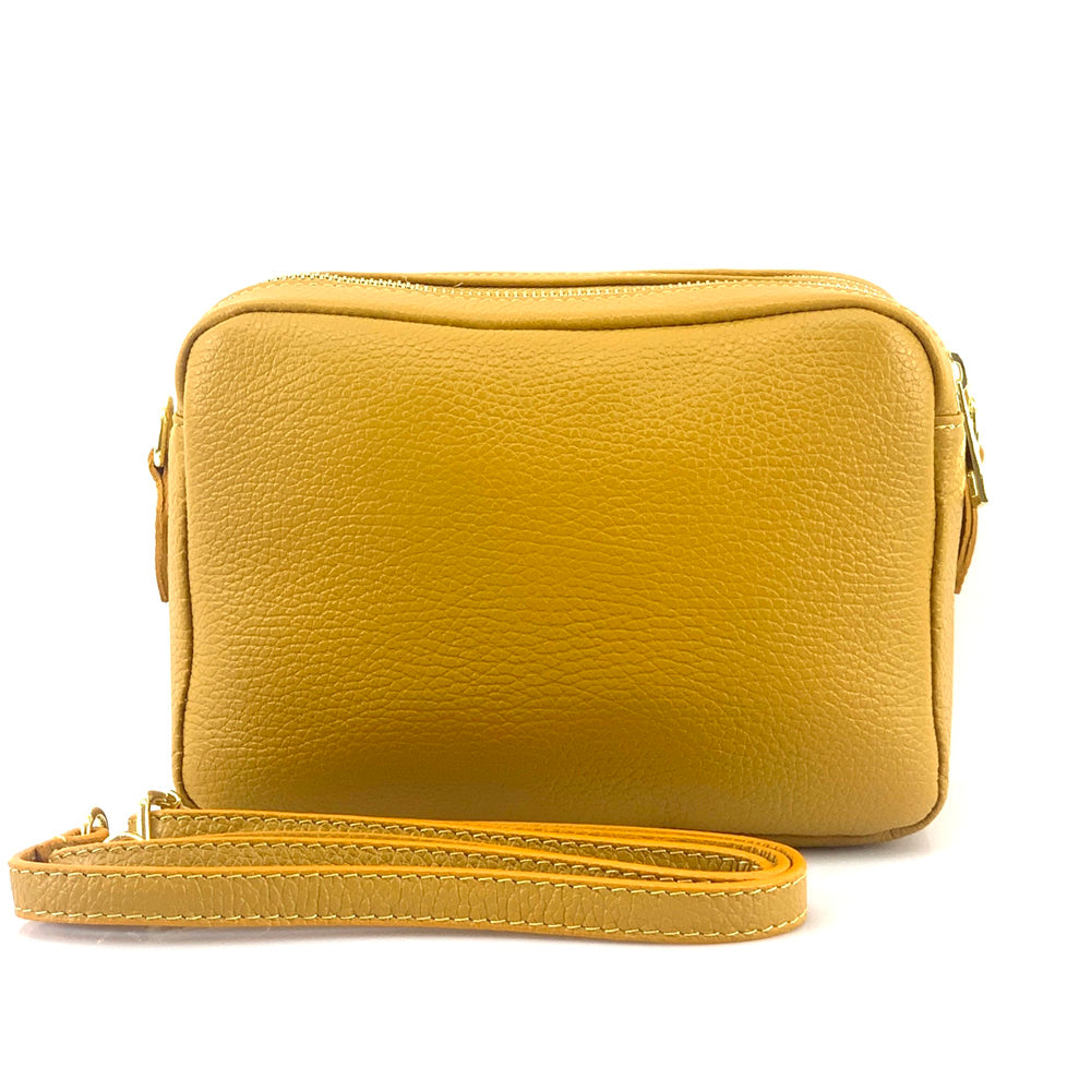 Amara GM Leather Shoulder Bag - Made In Italy
