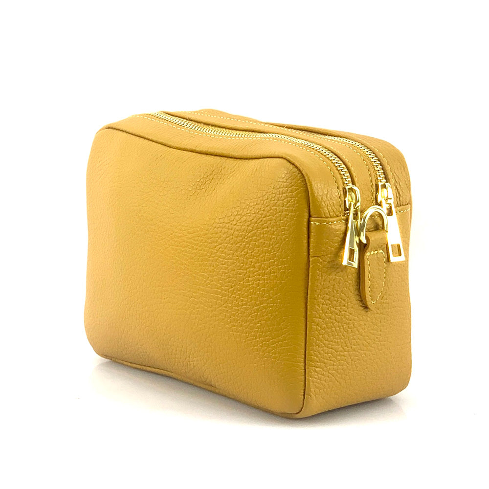 Amara GM Leather Shoulder Bag - Made In Italy