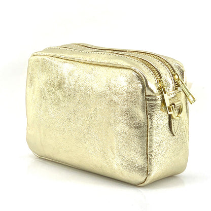 Amara GM Leather Shoulder Bag - Made In Italy
