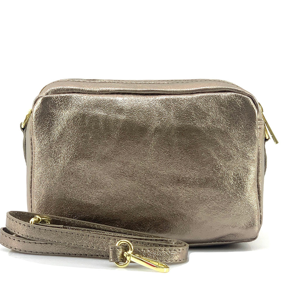 Amara GM Leather Shoulder Bag - Made In Italy