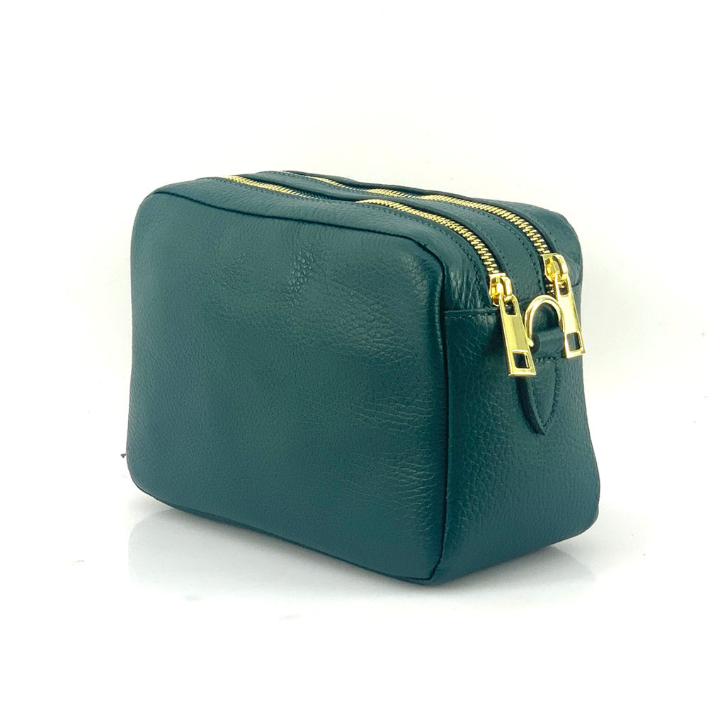 Amara GM Leather Shoulder Bag - Made In Italy