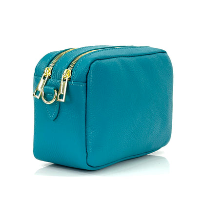 Amara GM Leather Shoulder Bag - Made In Italy