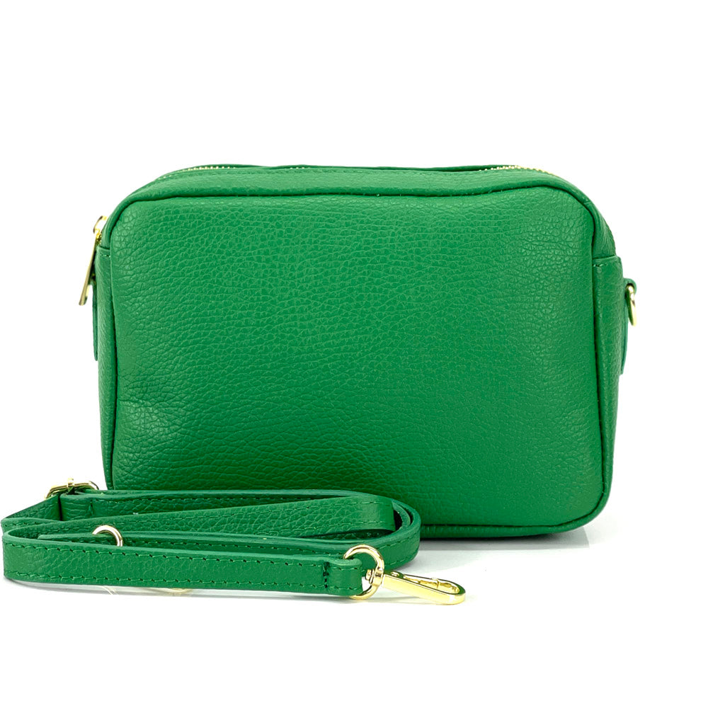 Amara GM Leather Shoulder Bag - Made In Italy