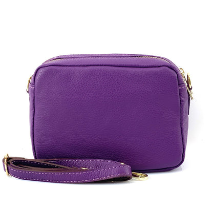 Amara GM Leather Shoulder Bag - Made In Italy