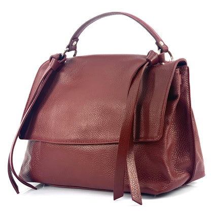 Freestyle Italian Genuine Leather Shoulder Bag - Made in Italy