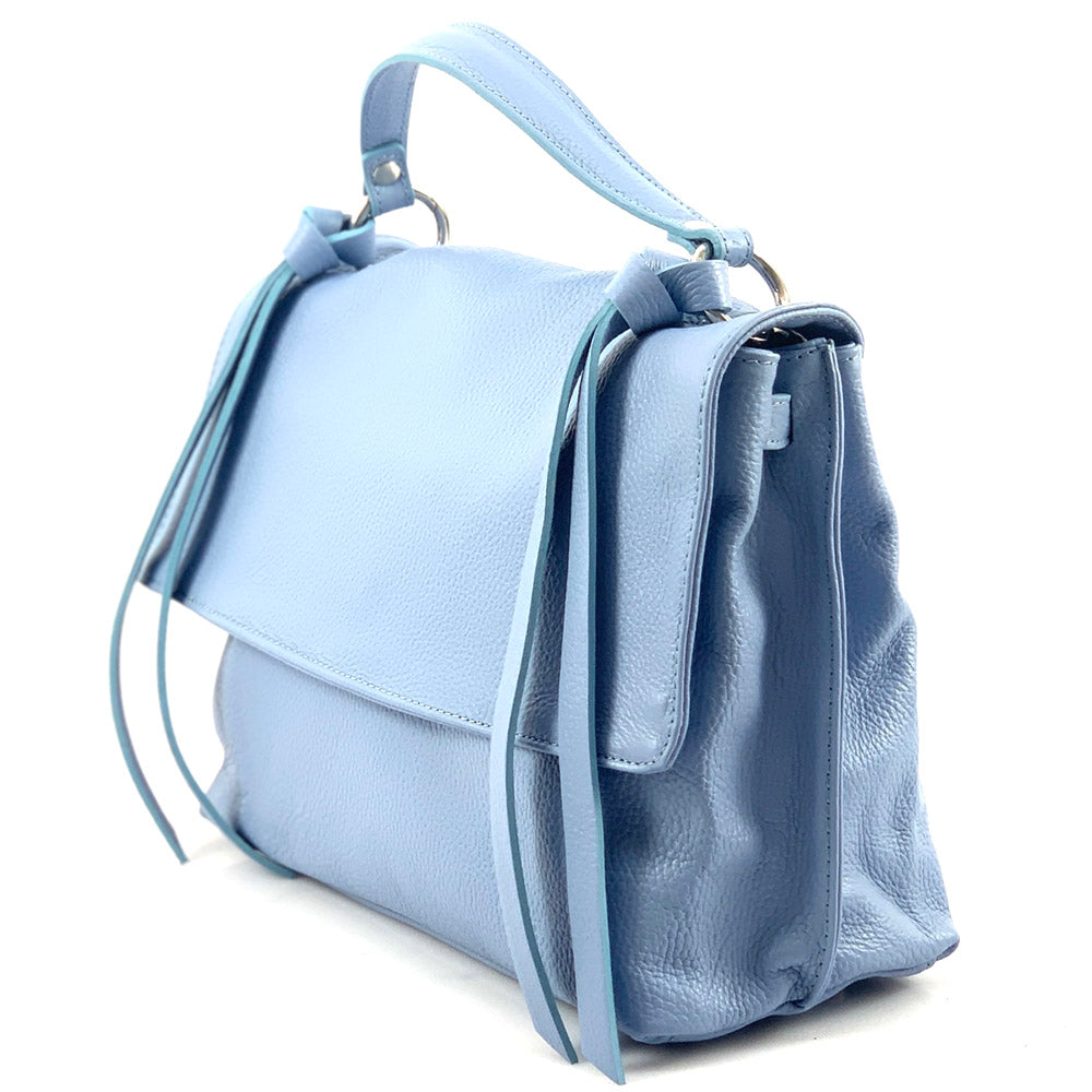 Freestyle Italian Genuine Leather Shoulder Bag - Made in Italy