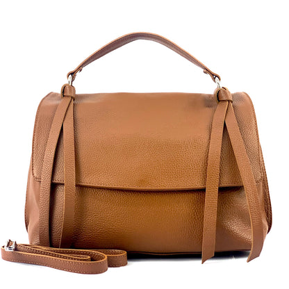 Freestyle Italian Genuine Leather Shoulder Bag - Made in Italy