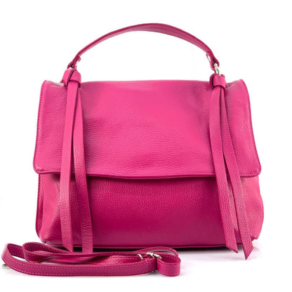 Freestyle Italian Genuine Leather Shoulder Bag - Made in Italy
